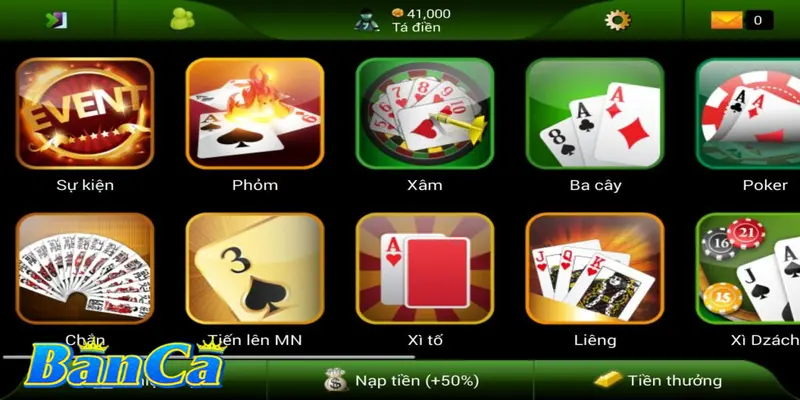 game bài dễ ăn nhất